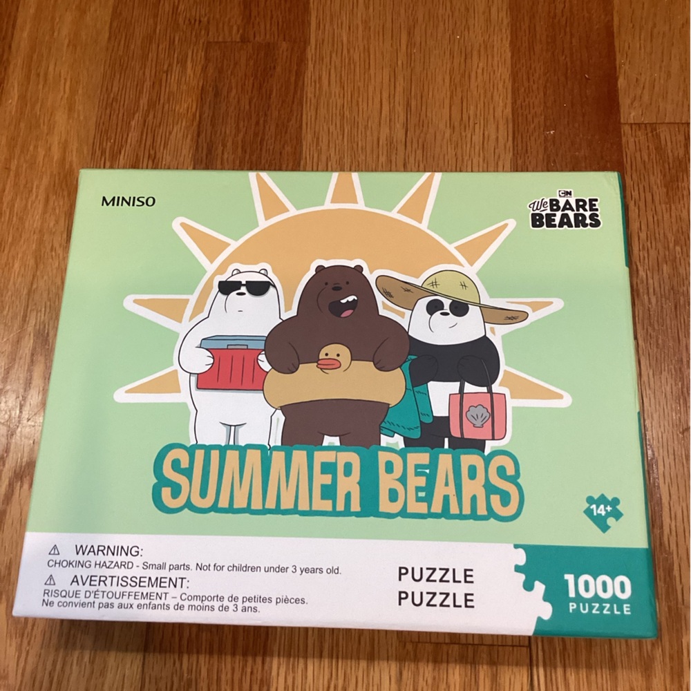 Miniso Summer Bears Puzzle 1000 Pieces